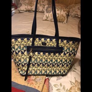 Coach multi color bag